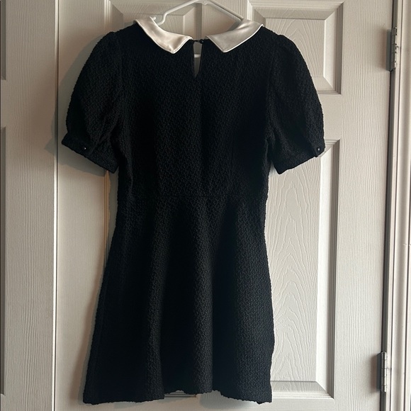 Classic Black Dress with White Collar - Picture 11 of 16